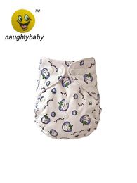 2016 Baby Reusable Print Pul Fabric Baby Nappies Cloth Diaper 5 pcs +5pcs inserts FREE SHIPPING