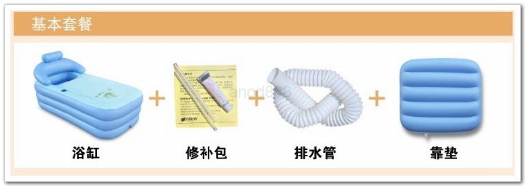 2021 160*84*64CM Spa PVC Folding Portable Bathtub Inflatable Bath Tub