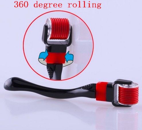 

20pcs/lot 600 Micro needle Skin Roller Anti-Aging Derma roller Wrinkles Stretch Marks, 360 degree rolling dermaroller. freeshipping.