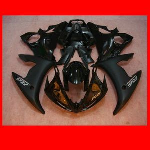 Fairings for Yamaha YZF-R6 2003 2004 Matte Glossy Black YZF R6 YZF 600 R6 03 04 05 2003 2004 Body High Juchnited Fairings