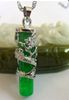 Den nya 2014 Cylinder Dragon Stone Pendant Halsband Handgjorda Smycken Spsp50018 Billiga Kina Mode Smycken Hingh Fashion Jewerly Ny Design