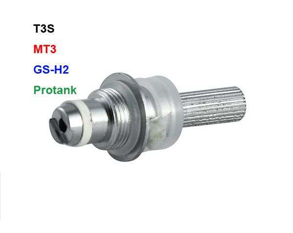 

Cheapest GS-H2 T3S MT3 Protank H2 Atomizer Core Changeable Coil Head Fit with GS-H2 H2 Atomizer MT3 T3S EVOD Clearomizer Protank Cartomizer