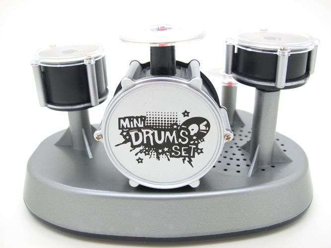2019 Mini Finger Drum Set Novelty Desk Musical Toy Touch Drumming LED Light Jazz Percussion For
