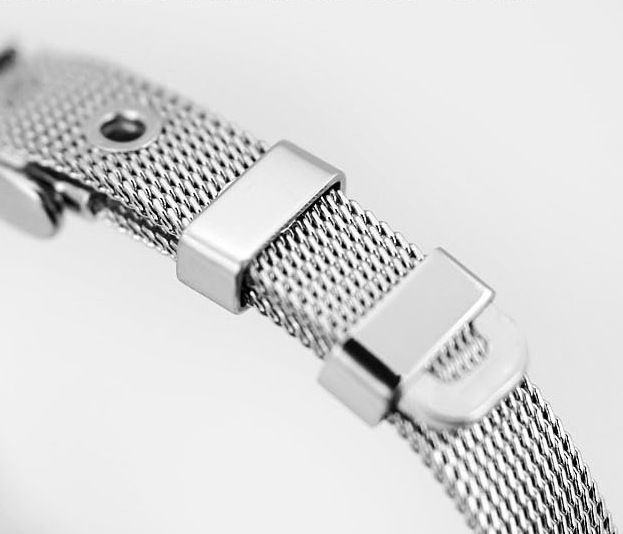 partia 10 mm 8 mm Bransoletka łańcuchowa stali nierdzewnej z gumowymi stopkami używają DIY z szkiełkiem dhinestone liter305V