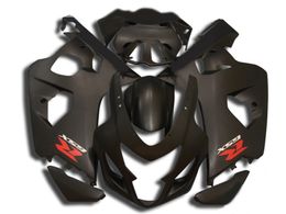 Free custom faring kit for SUZUKI GSXR600 GSXR750 04 05 K4 aftermarket GSX-R600/750 2004 2005 black fairings set CR45