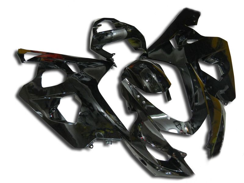 Venda quente kit faring para SUZUKI GSXR600 GSXR750 04 05 K4 aftermarket GSX-R600 / 750 2004 2005 carenagens Preto conjunto VA56