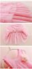 Girls TUTU Dress Summer New Large Flowers Pink Lace Shirt Princess Knee Length A Line Tutu Dress