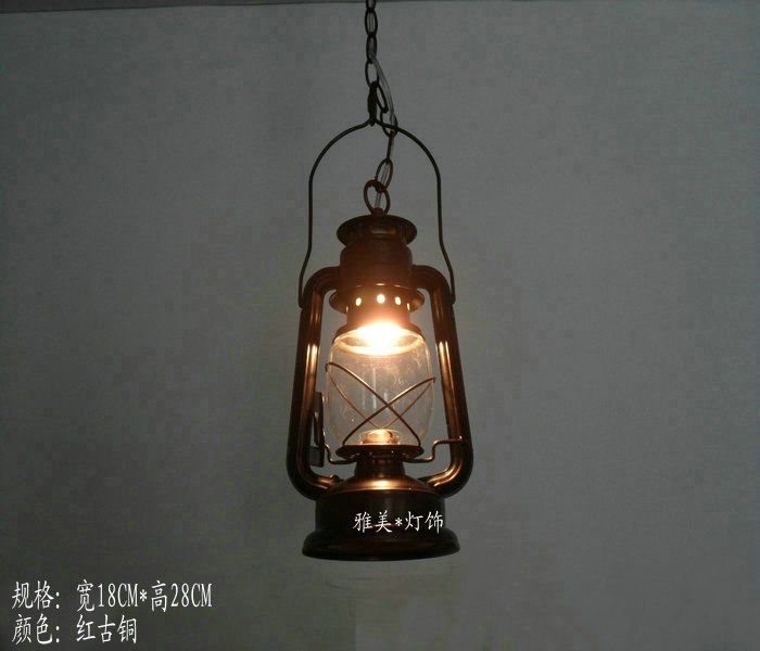 Led Pendant Lights Outdoor Nostalgic Vintage Bronze Kerosene Lamp Led Pendant Lights Outdoor Nostalgic Vintage Bronze Kerosene Lamp Old Windproof Lantern Camp Light Tent Mastlight Modern Pendants Hanging Shades