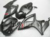 Enjeksiyon kalıp SUZUKI GSXR-600/750 için özel bodykits 06 07 GSX R600 R750 Fairing kiti 2006 2007 mat siyah, motosiklet arabaları vücut kitleri