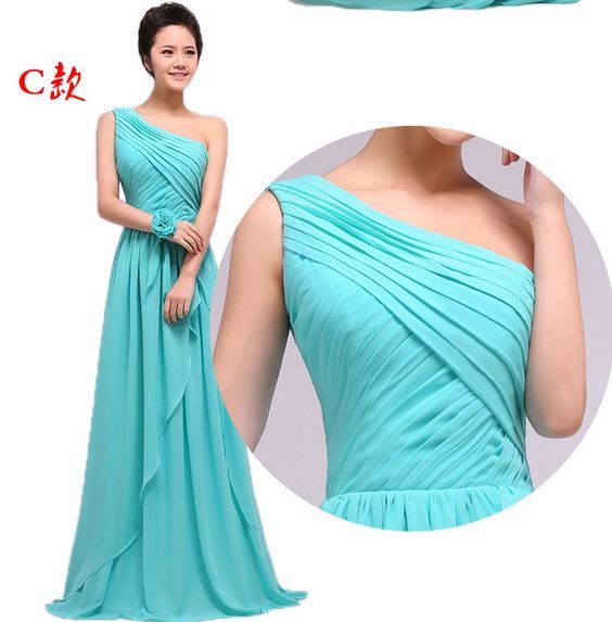 different styles of chiffon gown