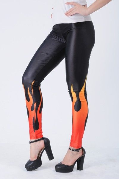 Acquista 2014 Sexy Leggings Le Donne Junior Leggings Neri Latte Di Montagna  Di Fiamme Modelli Di Stampa Digitale Pantaloni OEM LB13563 A 9,53 € Dal  Alwaysone | It.DHgate.Com