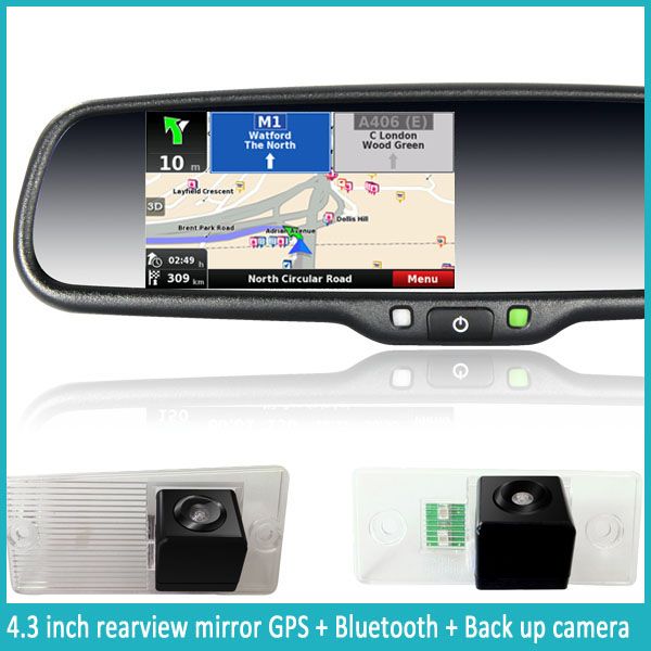 Gps Navigation Rearview Mirror Germid Rearview Mirror Bluetooth