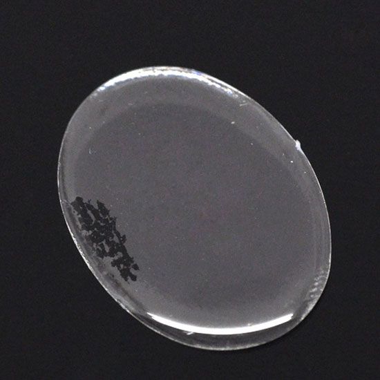5000 adet / grup temizle 25 * 18mm oval epoksi sticker 1 inç 3D kristal Şişe kapakları elips sticker