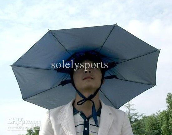 Fiske paraply-hat paraply cap två gånger paraply hatt 1 bit / parti