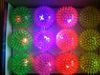 LED Flashing Ball Light ball bouncing ball flashing spiky ball music ball elastic ball lightup toy 30pcs lots1042017