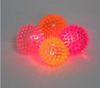 LED Flashing Ball Light ball bouncing ball flashing spiky ball music ball elastic ball lightup toy 30pcs lots1042017