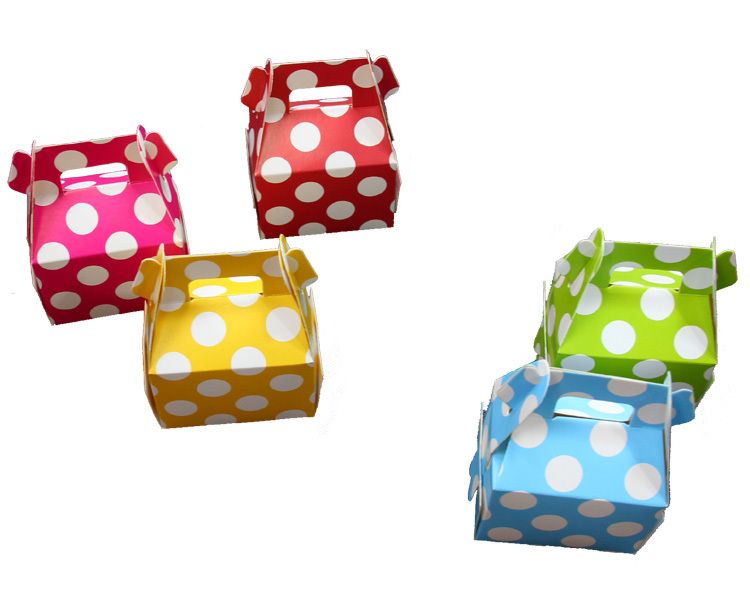 Wholesale DIY Paper Box Wedding Birthday Party Supplies Fashion Polka
