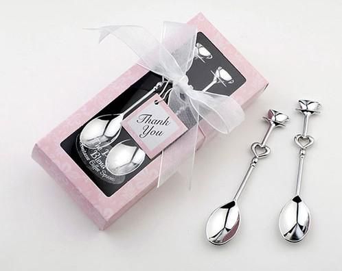 - Teatime Wedding Favors Love Beyond Measure Heart Measuring Spoons in Gift / coffee spoon / set Thin style