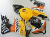 Injektion Motorcykelmässa för Honda 2007 2008 CBR600RR CBR 600 RR 07 08 Orange Repsol Fairing Kits, Aftermarket Body Work med 7Gifts