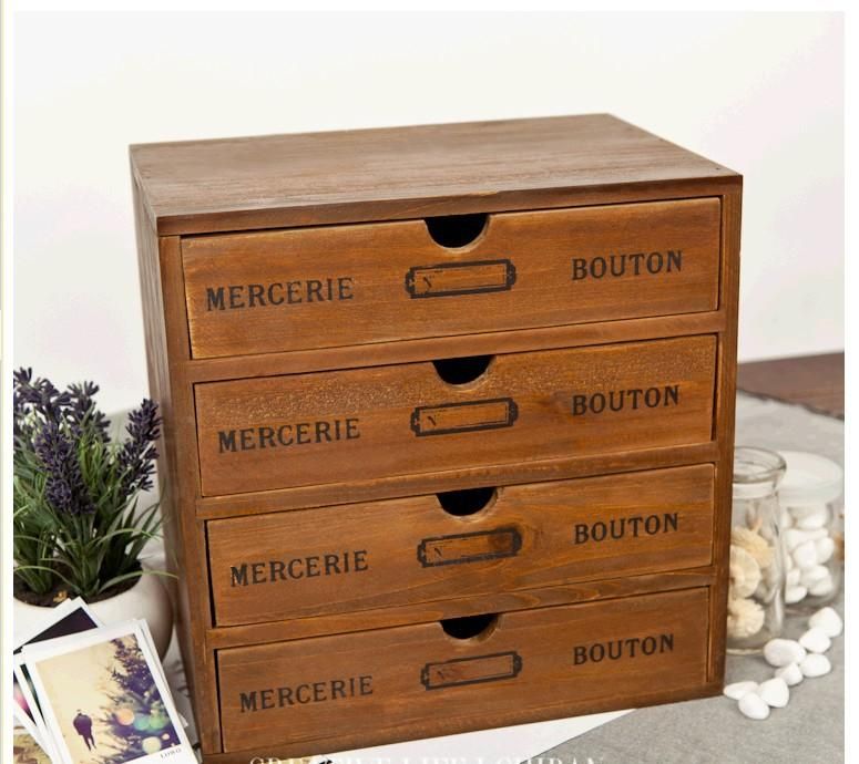 2021 Whole Z Wood Four Drawer Storage Box 4 Layer Classification Desktop Cabinets Lockers Cabinet Debris Tj From Yong8 107 94 Dhgate Com 2021 Whole Z Wood Four Drawer, Desktop Drawers Wood