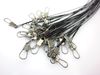 60 PCS Stainless Fishing Wire Steel leaders Takle Rigs Stainless Fishing Wire Steel leaders Barrel swivel on the bottom and snap s9009197