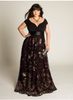 Cheap Plus Size Evening Dresses Sleeves A Line Off The Shoulder Formal