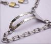 Female Stainless Steel Adjustable Chain invisible belt with locks for women Bondage sex toys9966805