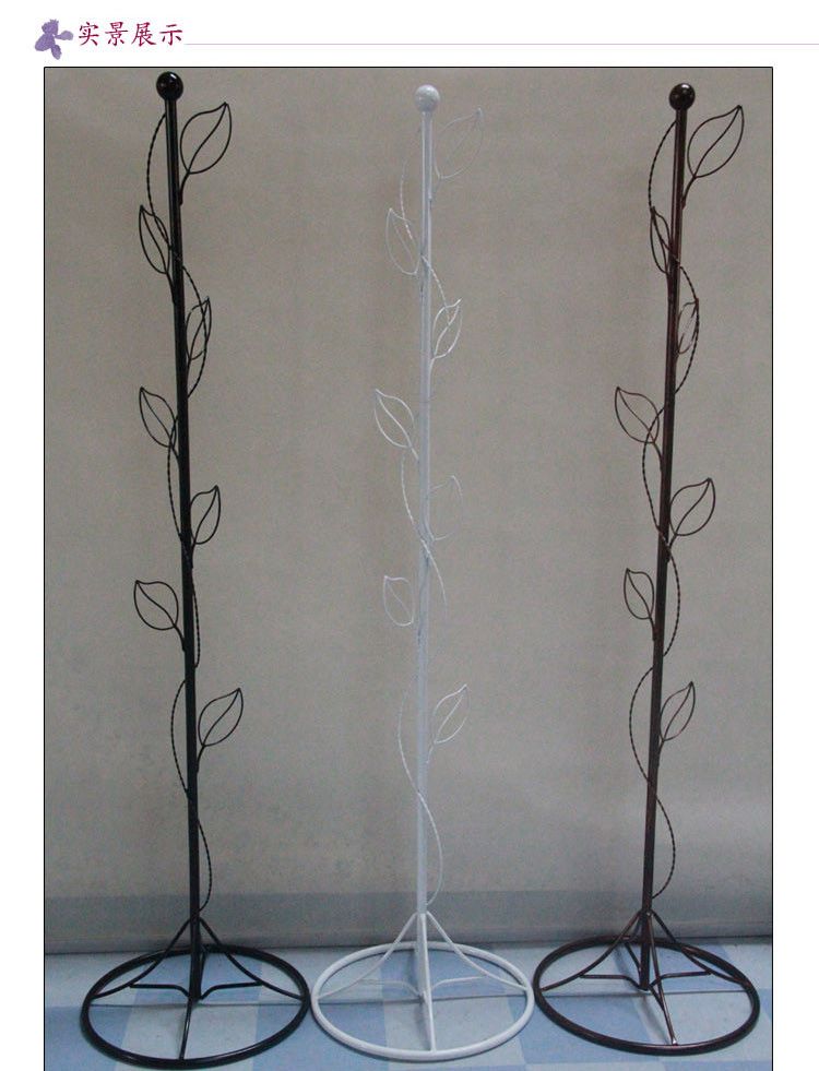 European Creative Hang Clothes Rack, Wrought Iron Clothes Tree, Bedroom