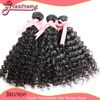 Curly Brazilian Virgin Hair Bundles Wholesale Deep Curly Human Hair Weave Wavy Hair Extensions 10pcs/lot Greatremy Factory Fast Shipping