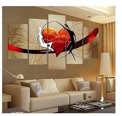 2019 Large Canvas NO Frame Modern Hand Draw Art Oil Painting Wall Art Decor From Chenxinzhijia ...