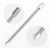 500st/Lot Nuticle Nail Art Pusher Spoon Manicure Pedicure Cutter Remover Care Tool Ny gratis frakt