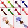 Färgbil smycken hängande tillbehör mode kinesisk knut hem dekor hantverk hängande 100pcs gratis