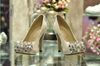 satin white wedding shoes Gorgeous Crystal Highheeled Bridal Dress Shoes Evening Graduation Party Prom Shoes 2138152