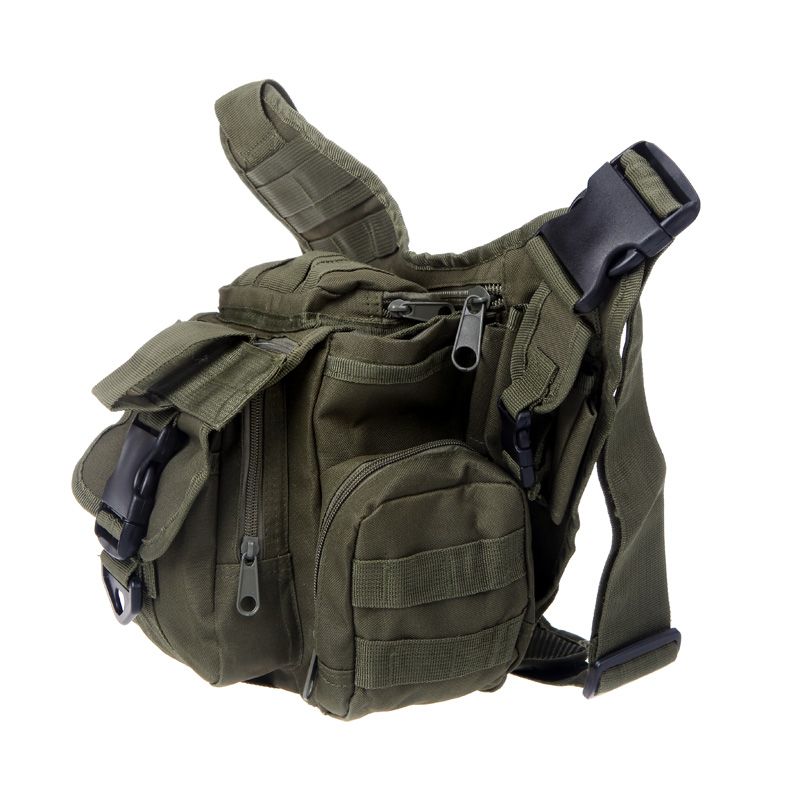 Molle Tactical Shoulder Strap Bag Pouch Travel Backpack Camera Military