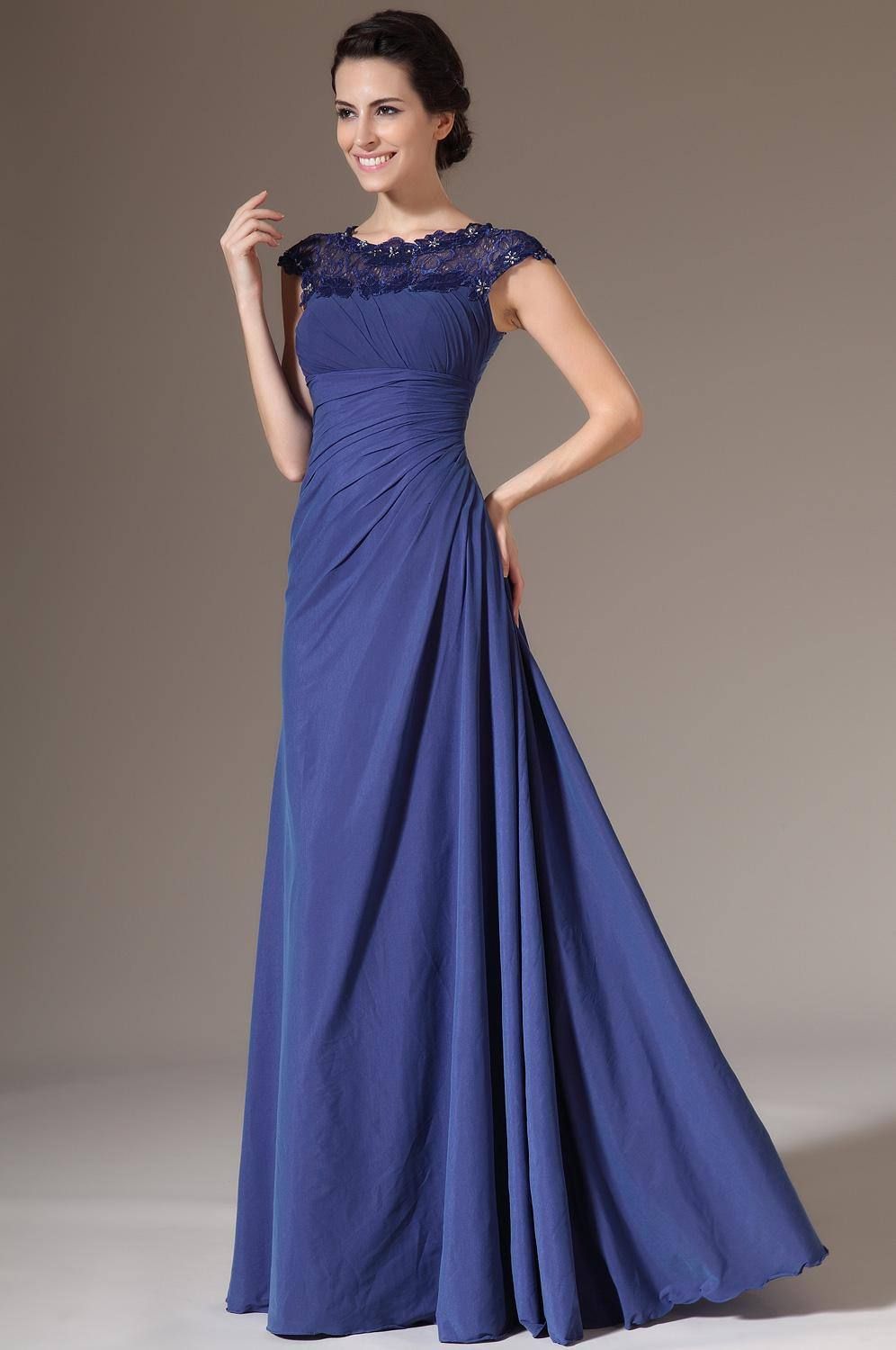 2014 Formal Fashion New Design Elegant Mother Of The Bride Dresses Crew ...