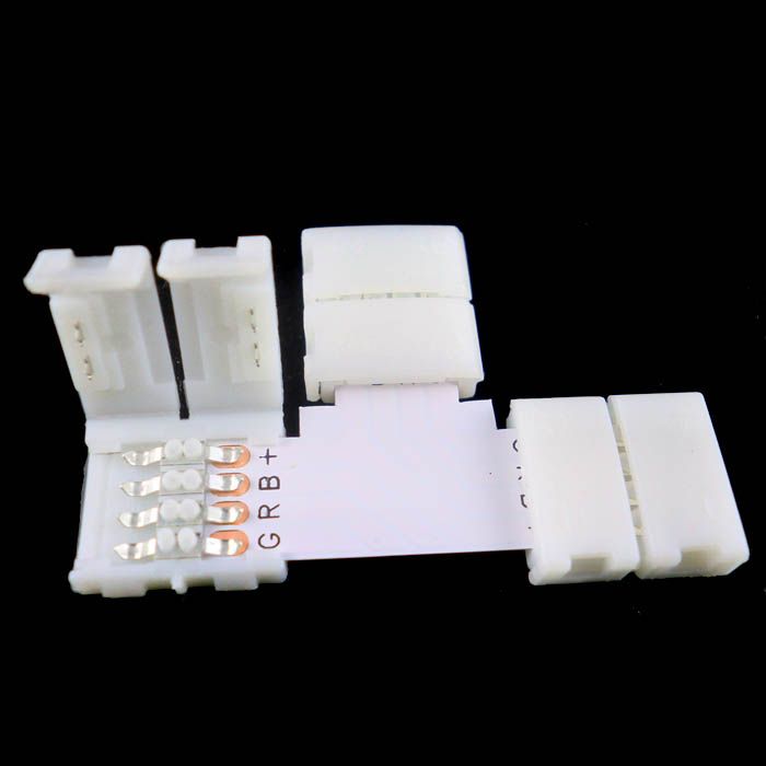 10 x Strip to Strip T Shape Solderless Connectors For 8MM 3528 10MM 5050 LED Strip Light7834178