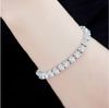 1 ct SONA bracelet de mariage en diamant synthétique entier 18k plaqué or blanc bijoux de haute qualité bracelet de mariage pour les femmes2032