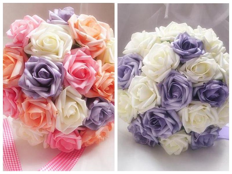 flower ball bouquets bridesmaids