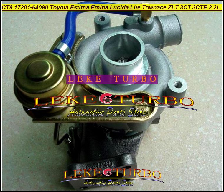 CT9 17201-64090 17201 64090 Turbo Turbine Turbocharger For TOYOTA Lite Townace Town ace Lucida Estima Emina ZLT 3CTE 3CT 2.2L 90HP