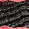 Top Human Extension 7A Natural Color Dyeable Malaysion Unprocessed Hair Weft Deep Wave 8"~30" Double Weft 3PCS/LOT GREATREMY Drop Shipping