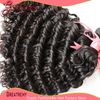 Top Human Extension 7A Natural Color Dyeable Malaysion Unprocessed Hair Weft Deep Wave 8"~30" Double Weft 3PCS/LOT GREATREMY Drop Shipping