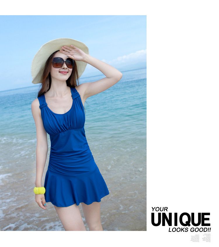 2020 Swimwear Skirts Womens One Piece Swimsuits With Skirts Cheap Cute Bathing Suits Modest Swim ...
