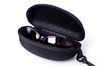 Fermuar Gözlük Kutusu Siyah Taşınabilir Sevimli Stil Sert Fermuar Kılıf Kutusu Gözlük Göz Gözlük Sunglass Çanta Gözlük Aksesuarları Ücretsiz Nakliye için