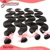 100 extensions de cheveux de vague de corps de cheveux humains péruviens 8 30 cheveux remi non transformés couleur naturelle teintable 4pcs / lot 7a livraison gratuite