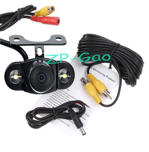 2 LED Vision nocturne voiture Parking caméra de recul 170 degrés 7quot TFT LCD miroir moniteur voiture vue arrière Kit étanche 2258019