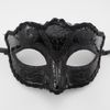 Kvinnor Girls Sexy Black Lace Edge Venetian Masquerade Hallowmas Mask Masquerade Masks With Shining Glitter Mask Dance Party Mask2448182