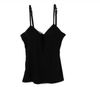 Sexig inbyggd bh toppar 6 färger vadderad mysig justerbar rembasbas Camisole Racerback Deep V-Neck Wire Bra Tank Tops T-tröja + Gratis frakt