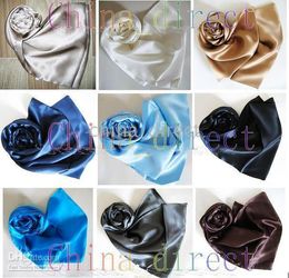 2 ply Plain Solid Colour 100% silk scarves Silk scarf 15 Colours 10pcs/lot new