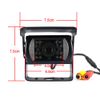 Caméra de recul CCD à vision nocturne 18 IR LED, moniteur LCD 7quot, Kit de vue arrière de voiture, câble vidéo de 10m pour Bus Long Truck3396733