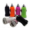 El más barato Colorful Bullet Mini USB Car Charger Adaptador universal 1A 1000mA cargador portátil para samsung S7 S8 iphone X XR XS MAX